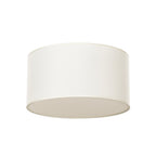Lucande Avery ceiling light, 13.7 in, beige, fabric