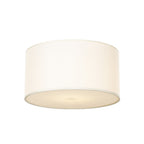 Lucande Avery ceiling light, 13.7 in, beige, fabric