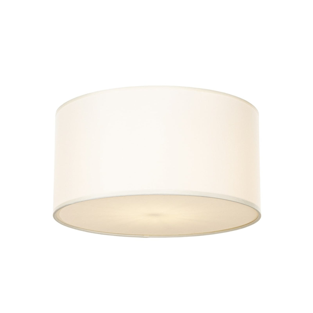 Lucande Avery ceiling light, 13.7 in, beige, fabric