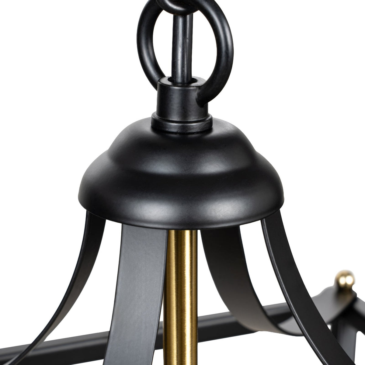 Lucande Noah pendant light, 1-bulb, 10 in, black, metal