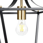 Lucande Noah pendant light, 1-bulb, 10 in, black, metal