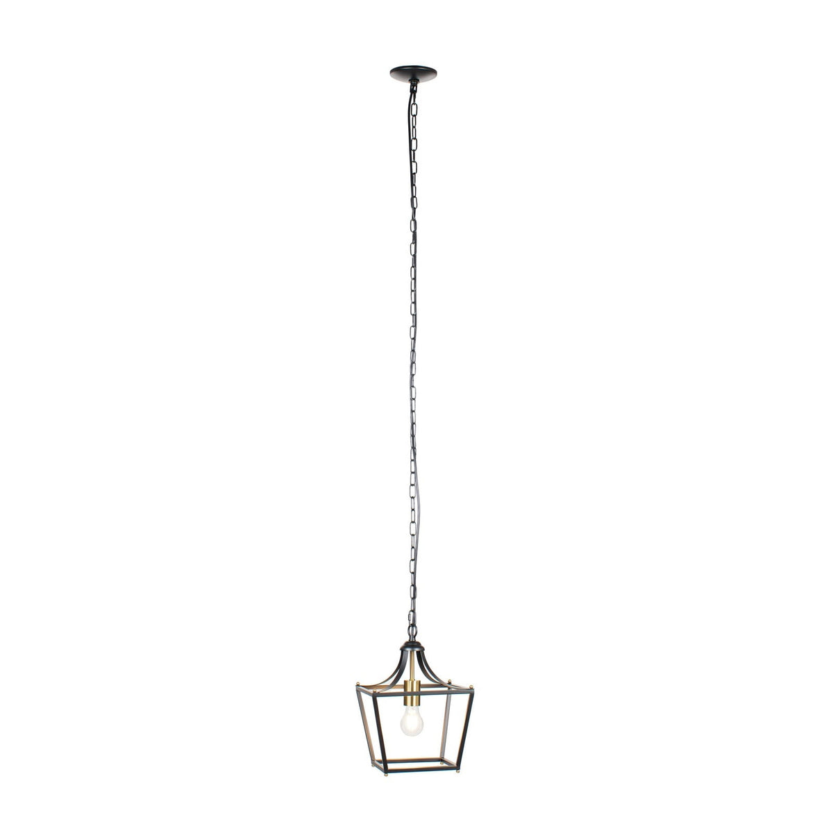 Lucande Noah pendant light, 1-bulb, 10 in, black, metal