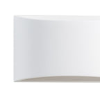 Lucande Heiko wall light, up/down, plaster, white, height 4.7 in