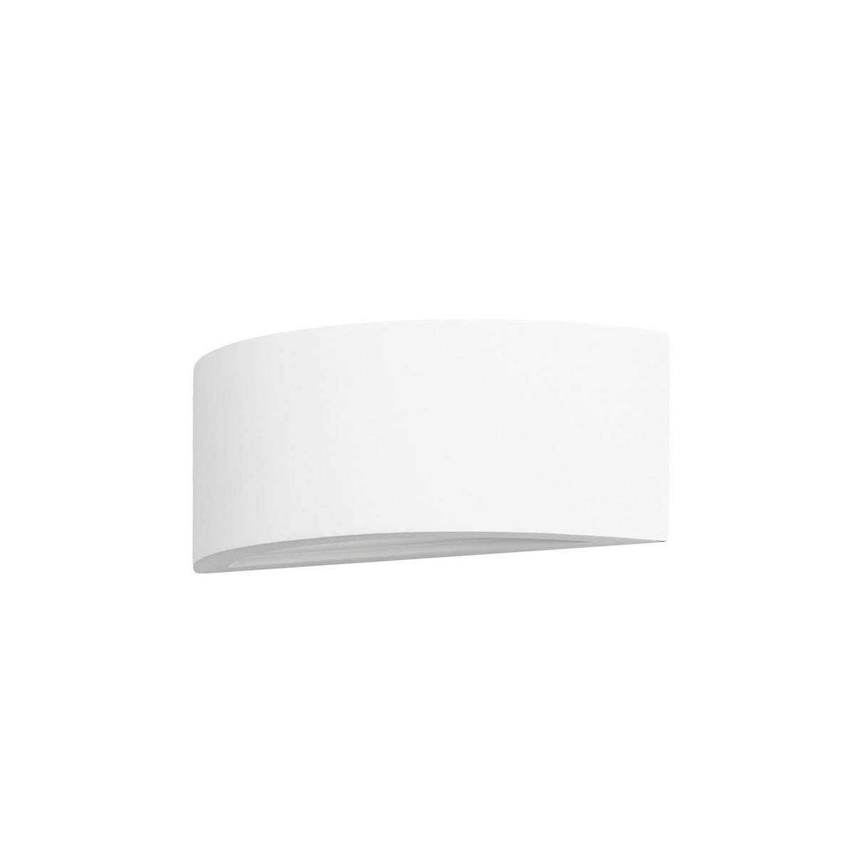 Lucande Aurel wall uplighter, plaster, width 11.8 in, up/down