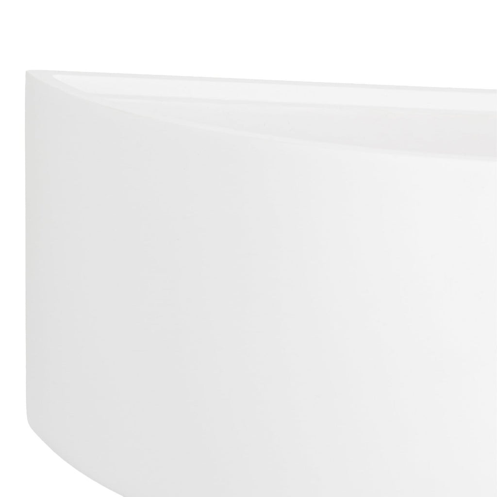 Lucande Aurel wall uplighter, plaster, width 11.8 in, up/down