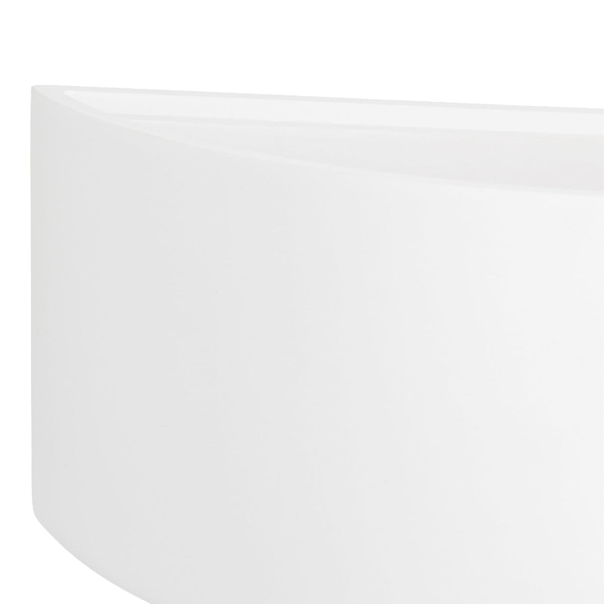 Lucande Aurel wall uplighter, plaster, width 11.8 in, up/down
