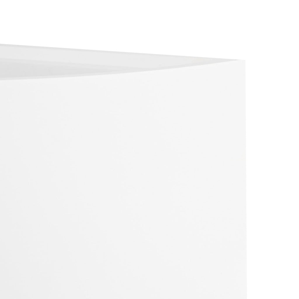 Lucande Aurel wall uplighter, plaster, width 11.8 in, up/down