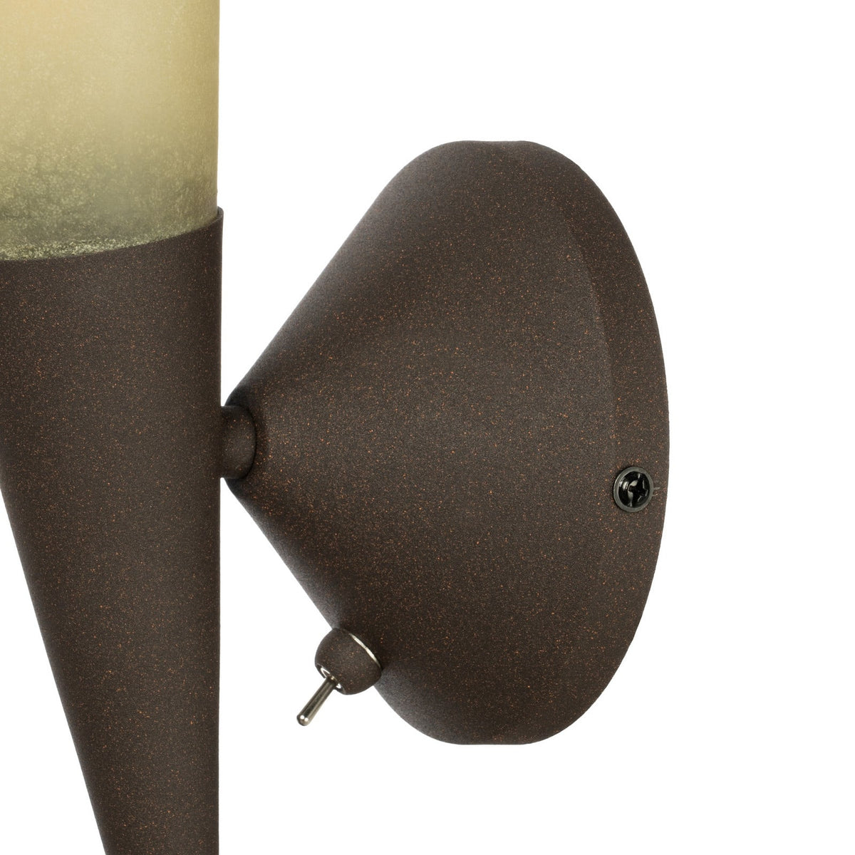 Lucande Alva wall light, rust, glass, height 11.34 inches