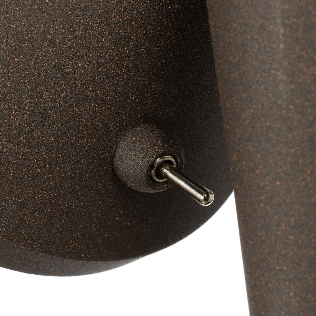 Lucande Alva wall light, rust, glass, height 11.34 inches