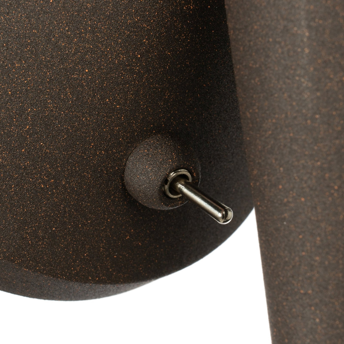 Lucande Alva wall light, rust, glass, height 11.34 inches