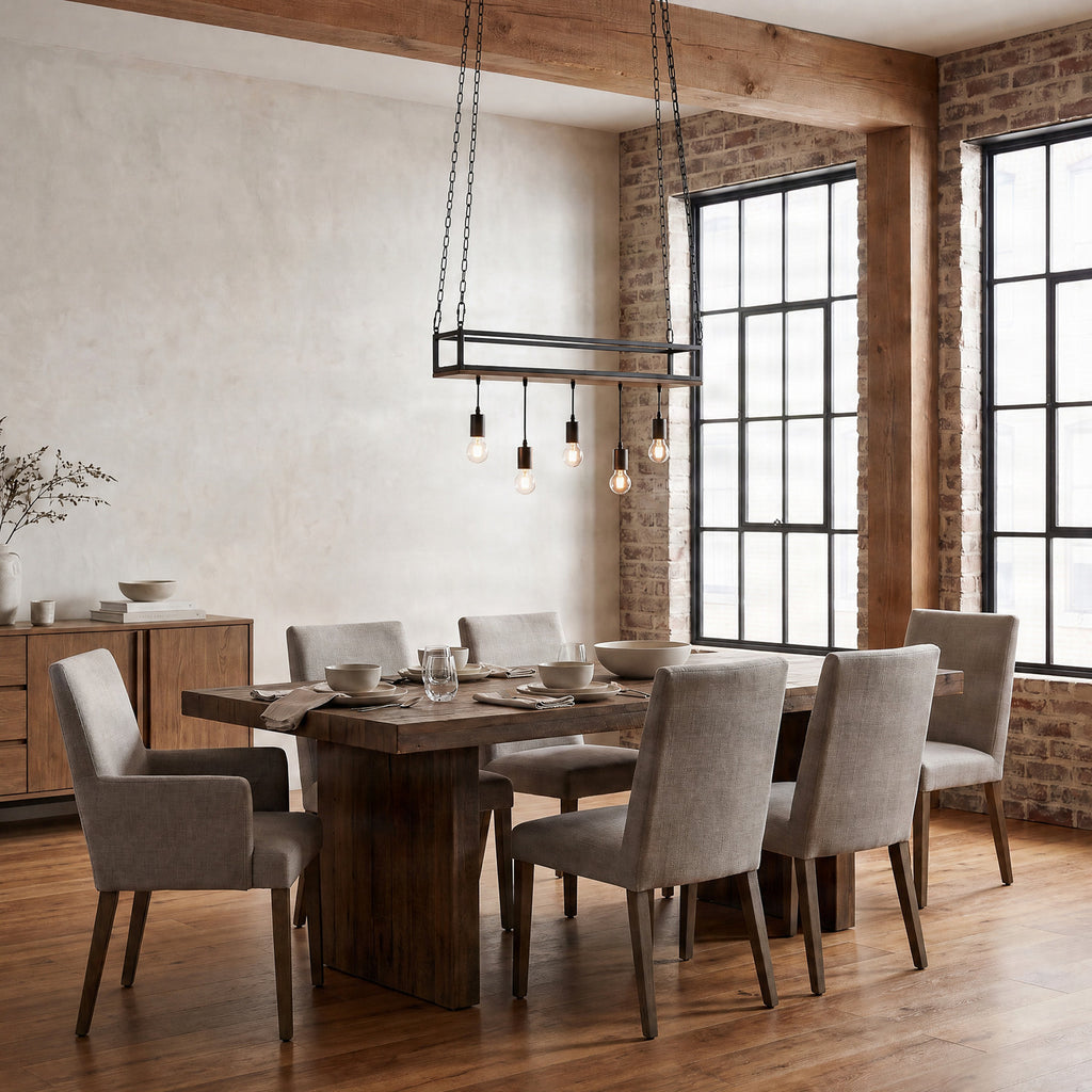 Kirista 39 1/2" Black Pendant Light