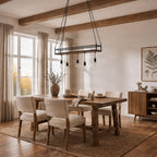Kirista 39 1/2" Black Pendant Light
