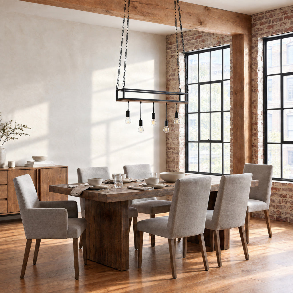 Kirista 39 1/2" Black Pendant Light