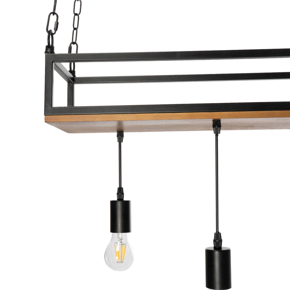 Kirista 39 1/2" Black Pendant Light
