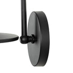 Lucande Oliver Outdoor Wall Light, black, 17.5 in, metal
