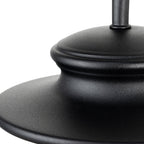 Lucande Oliver outdoor wall light, black, 11.7 in, metal