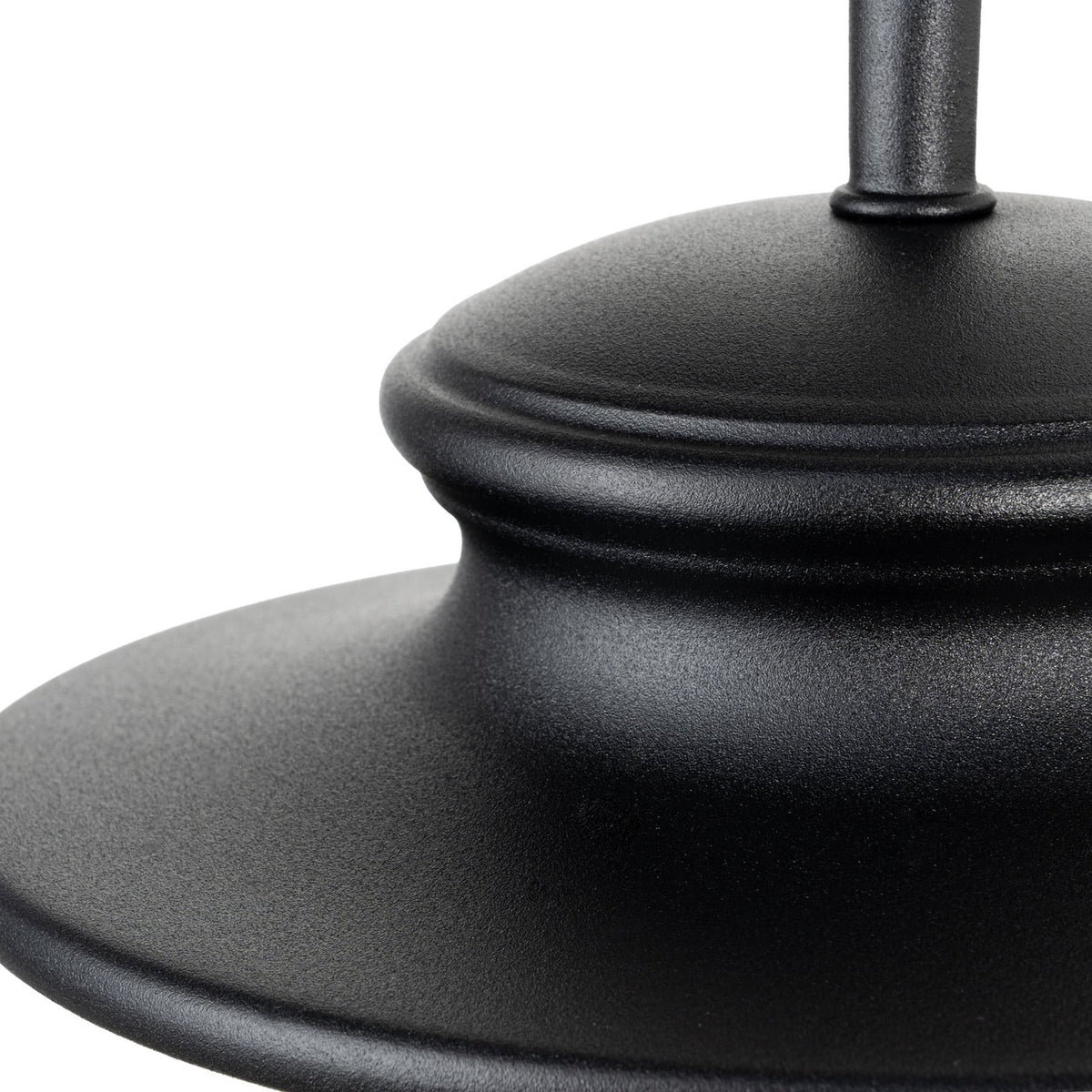 Lucande Oliver outdoor wall light, black, 11.7 in, metal