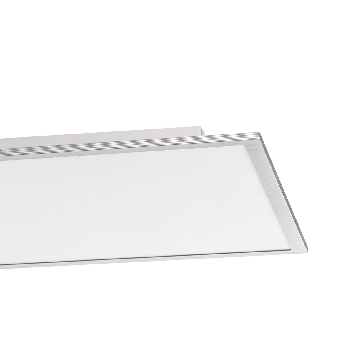 Lucande Livel LED panel, 3,000K, 24.41 in x 24.41 in, silver