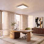 Lucande Livel LED panel, 3,000K, 24.41 in x 24.41 in, silver
