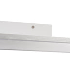 Lucande Livel LED panel, 3,000K, 47.24 in x 11.81 in, silver