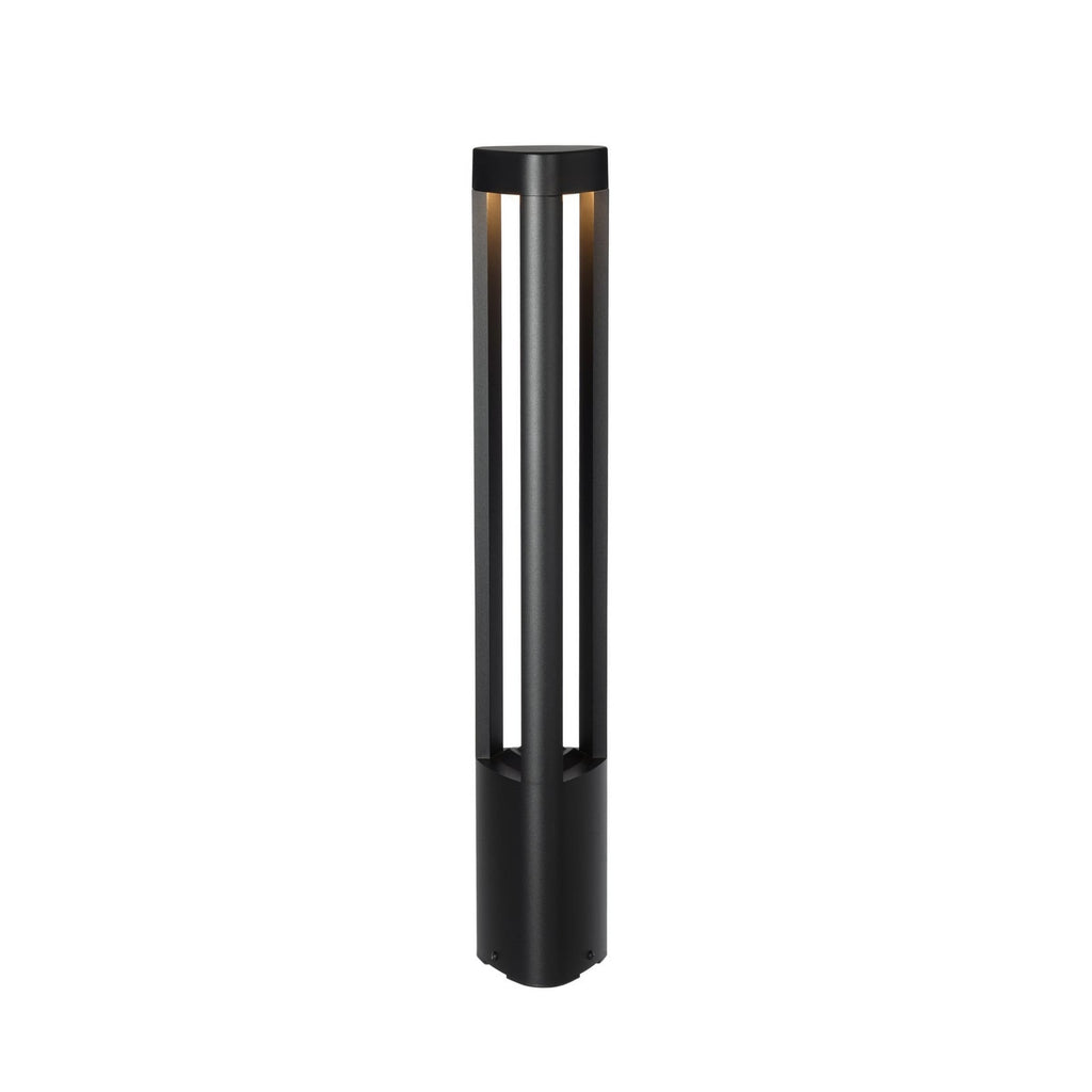 Lucande Pirron LED path light, anthracite, 31.5 in, metal
