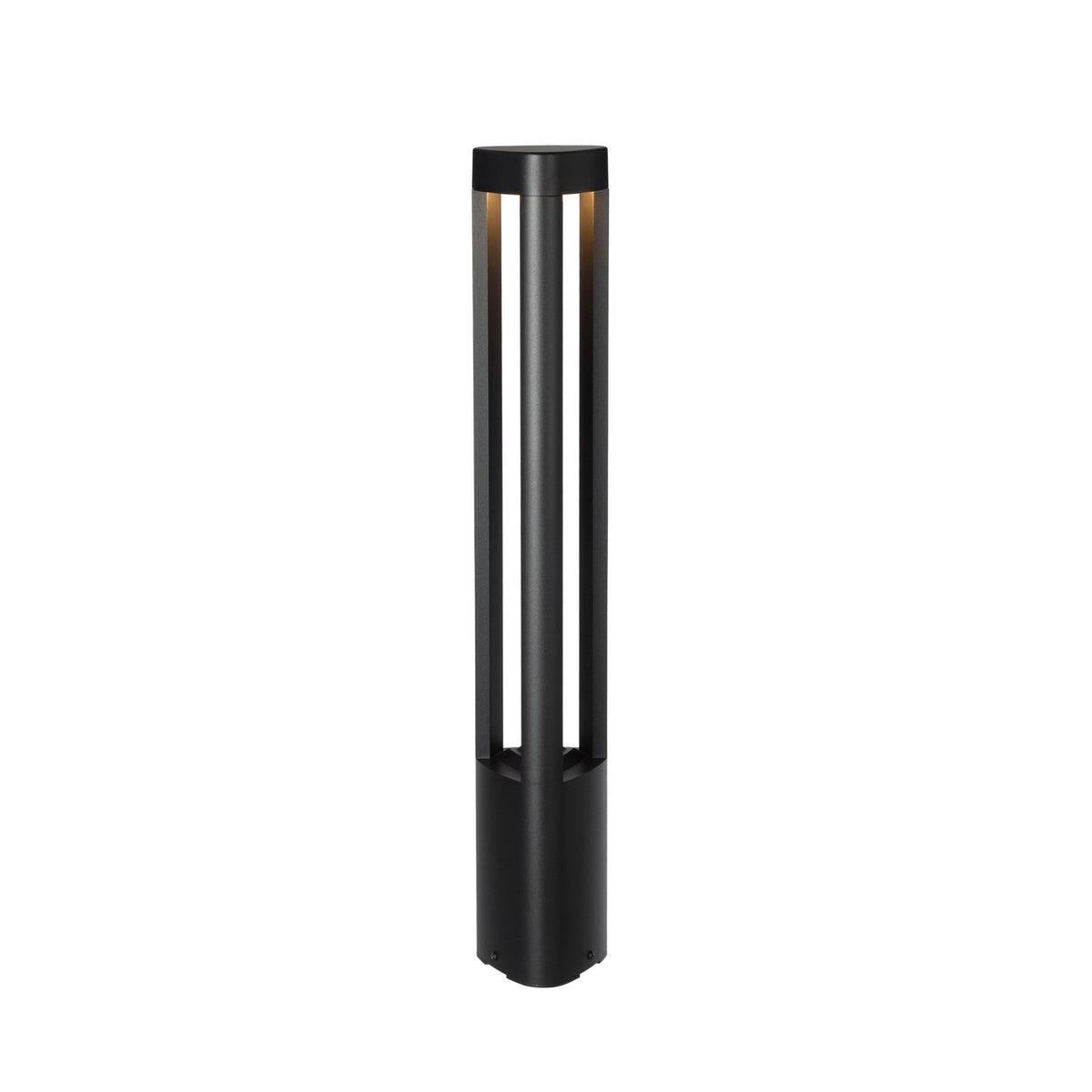 Lucande Pirron LED path light, anthracite, 31.5 in, metal