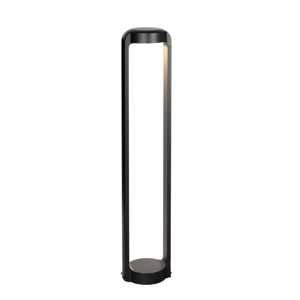 Lucande Habsa LED path light, anthracite, 31.5 in, aluminium