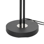 Efalia 69" Black and Gold Floor Lamp with Reading Light