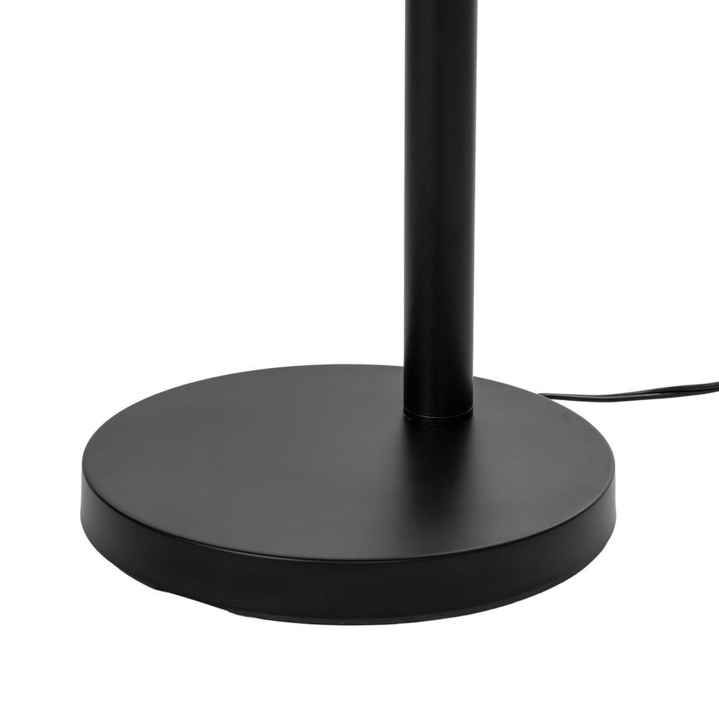 Lucande Jewa floor lamp, black, metal, 5-bulb