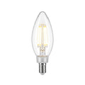 LED Candle Bulb, 4.5W, Clear, 520 lm, Dimmable