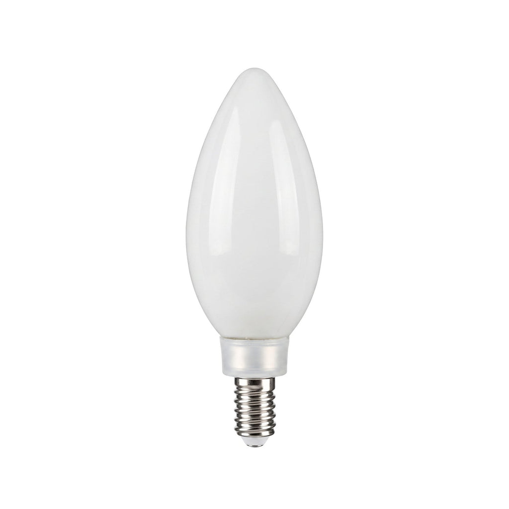 LED Candle Bulb, 4W, Opal, 440 lm, Dimmable