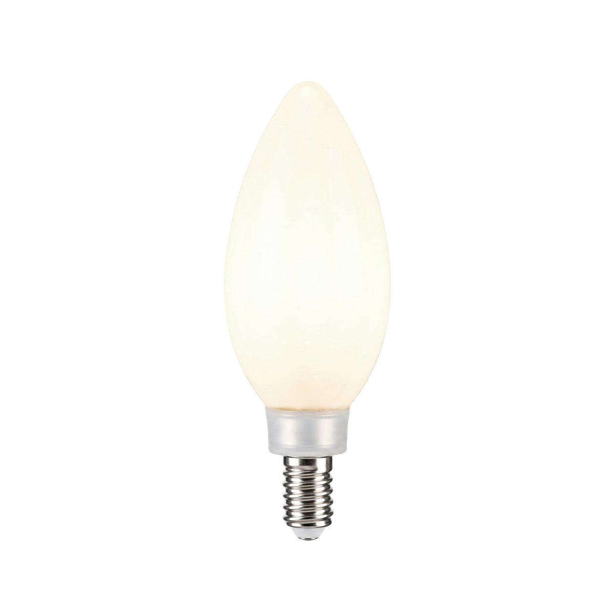 LED Candle Bulb, 4W, Opal, 440 lm, Dimmable