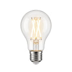 Lucande filament LED bulb, E26 6.5W, clear, 810 lm, 2,700 K, dimmable.