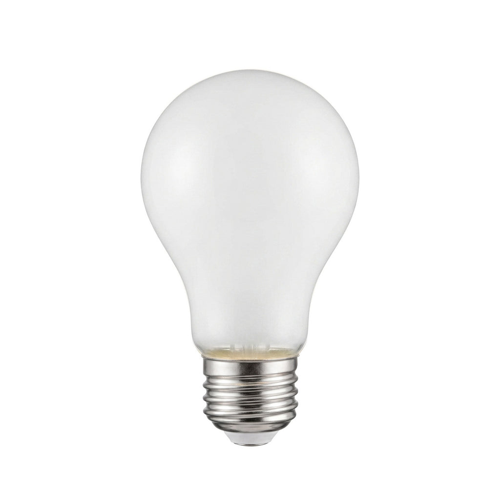 Lucande filament LED bulb, E26 5.4W, opal, 650 lm, 2,700 K, dimmable.