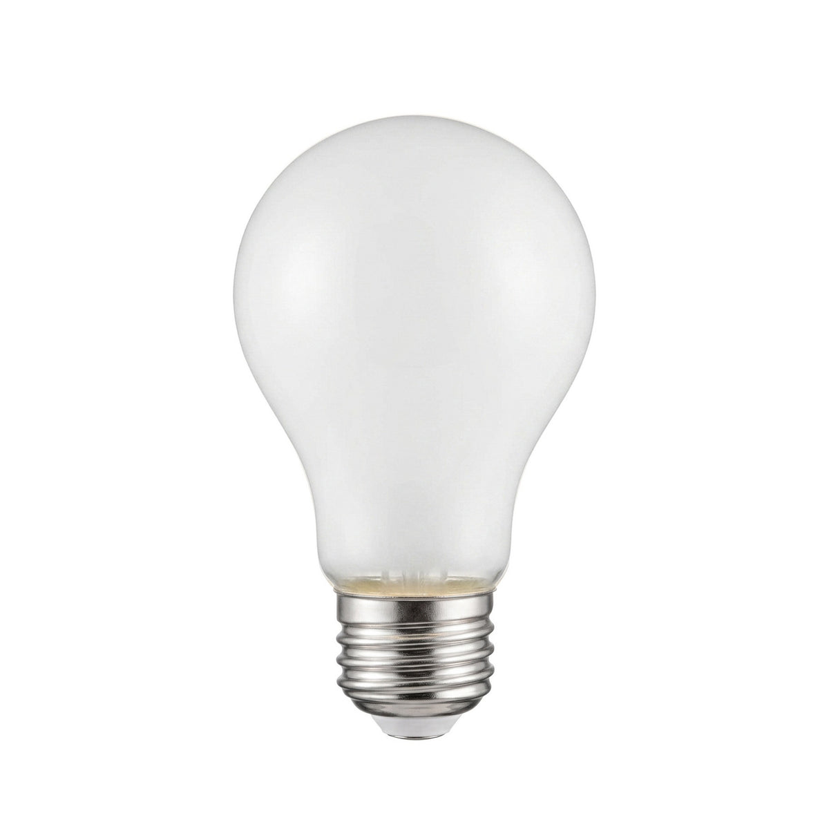 Lucande filament LED bulb, E26 5.4W, opal, 650 lm, 2,700 K, dimmable.