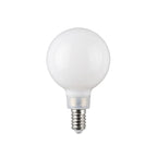 Lucande teardrop LED bulb, E12 4W, opal, 440 lm, 2,700 K, dimmable.