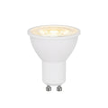 Lucande reflector LED bulb, GU10 4.5W white 396lm 2,700K dimmable.