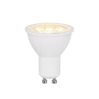 Lucande reflector LED bulb, GU10 4.5W white 396lm 2,700K dimmable.