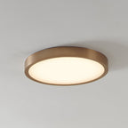 Thesis Argyle LED bathroom ceiling lamp, gold/alabaster white, 16 in