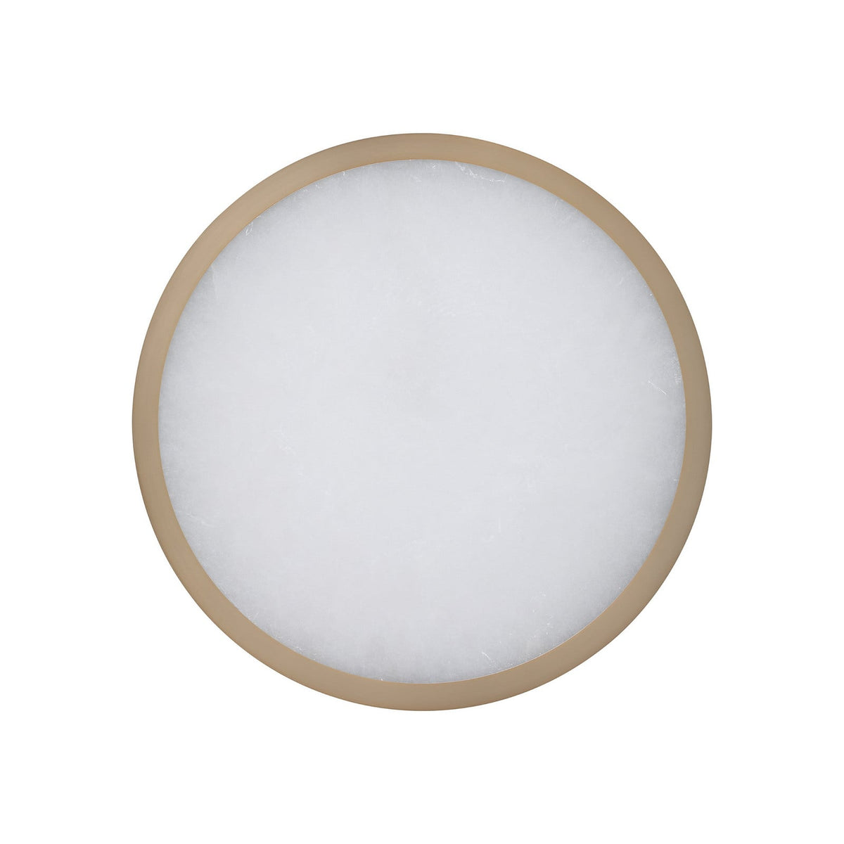 Thesis Argyle LED bathroom ceiling lamp, gold/alabaster white, 16 in