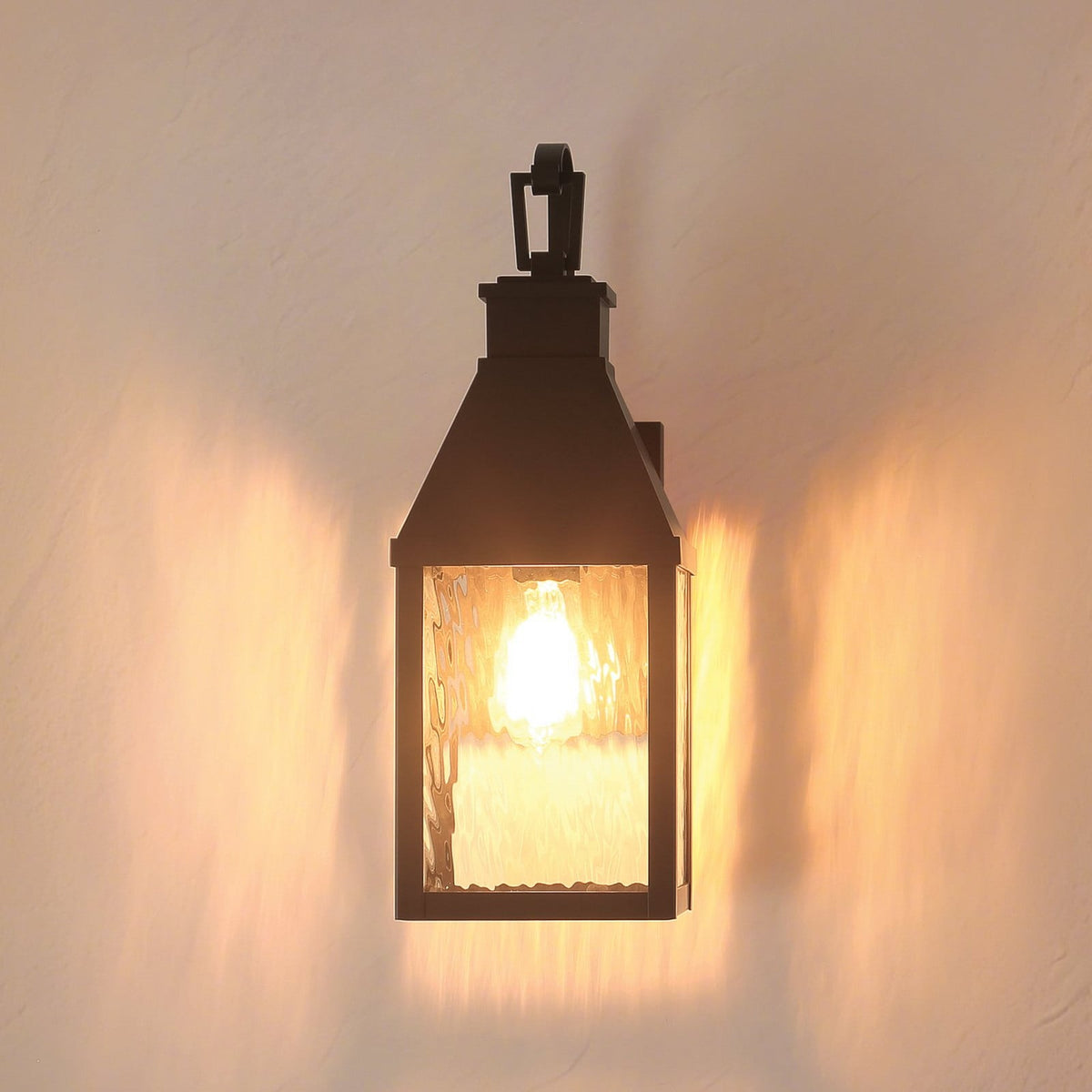 Thesis Glencrest outdoor wall light, burnished bronze, 18 in