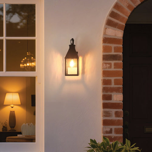 Thesis Glencrest outdoor wall light, burnished bronze, 18 in