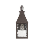 Thesis Glencrest outdoor wall light, burnished bronze, 18 in