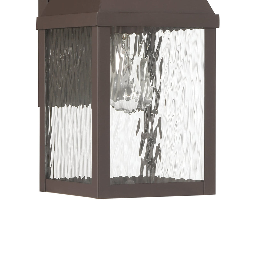 Thesis Glencrest outdoor wall light, burnished bronze, 18 in