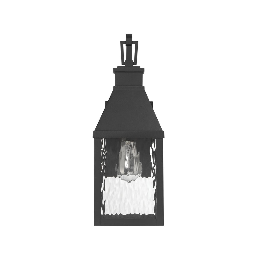 Thesis Glencrest outdoor wall light, matt black, 18 in