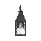Thesis Glencrest outdoor wall light, matt black, 18 in
