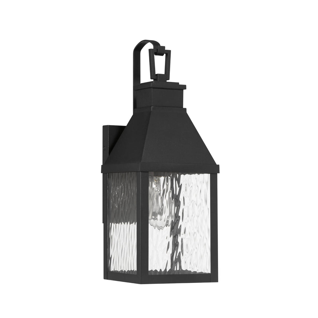 Thesis Glencrest outdoor wall light, matt black, 18 in