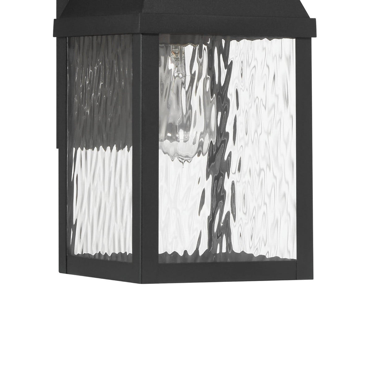 Thesis Glencrest outdoor wall light, matt black, 18 in
