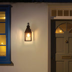 Thesis Glencrest outdoor wall light, matt black, 18 in