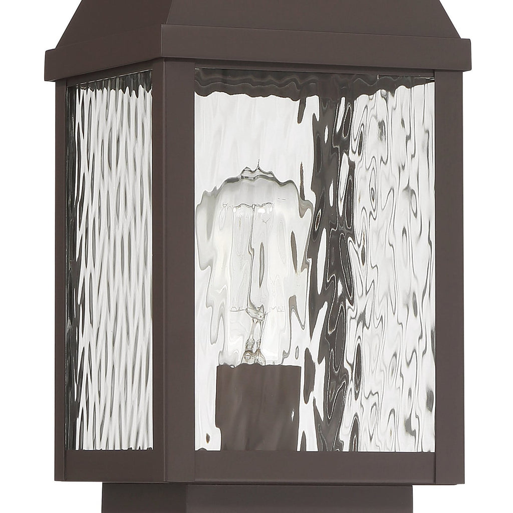 Thesis Glencrest path light, burnished bronze, 20 in, metal